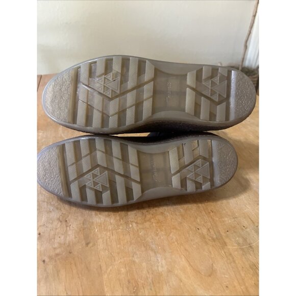 Madewell Joey Warm Pull-On Chelsea Boot Size 9 Dark Coffee Brown Leather FauxFur - Picture 7 of 9